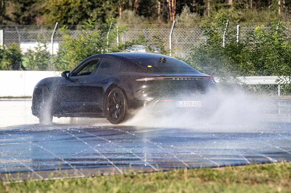 Porsche Taycan Drifts Guinness World Records Book at Hockenheimring