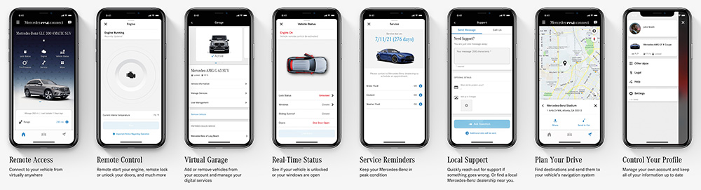 Mercedes me connect app