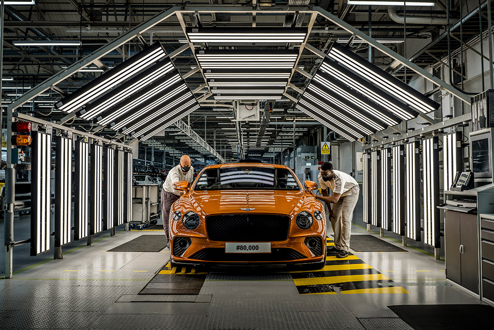 80,000th Bentley Continental GT Produced