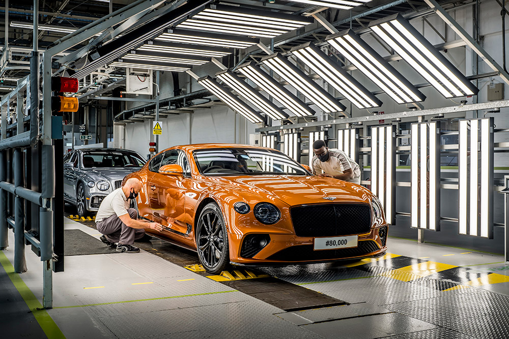 80,000th Bentley Continental GT Produced