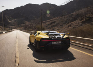 Andy Wallace Bugatti Chiron Pur Sport Hajar Mountains