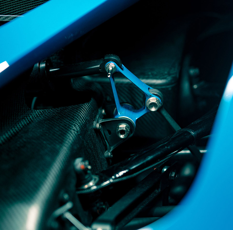 Bugatti Bolide 3D-Printed Components