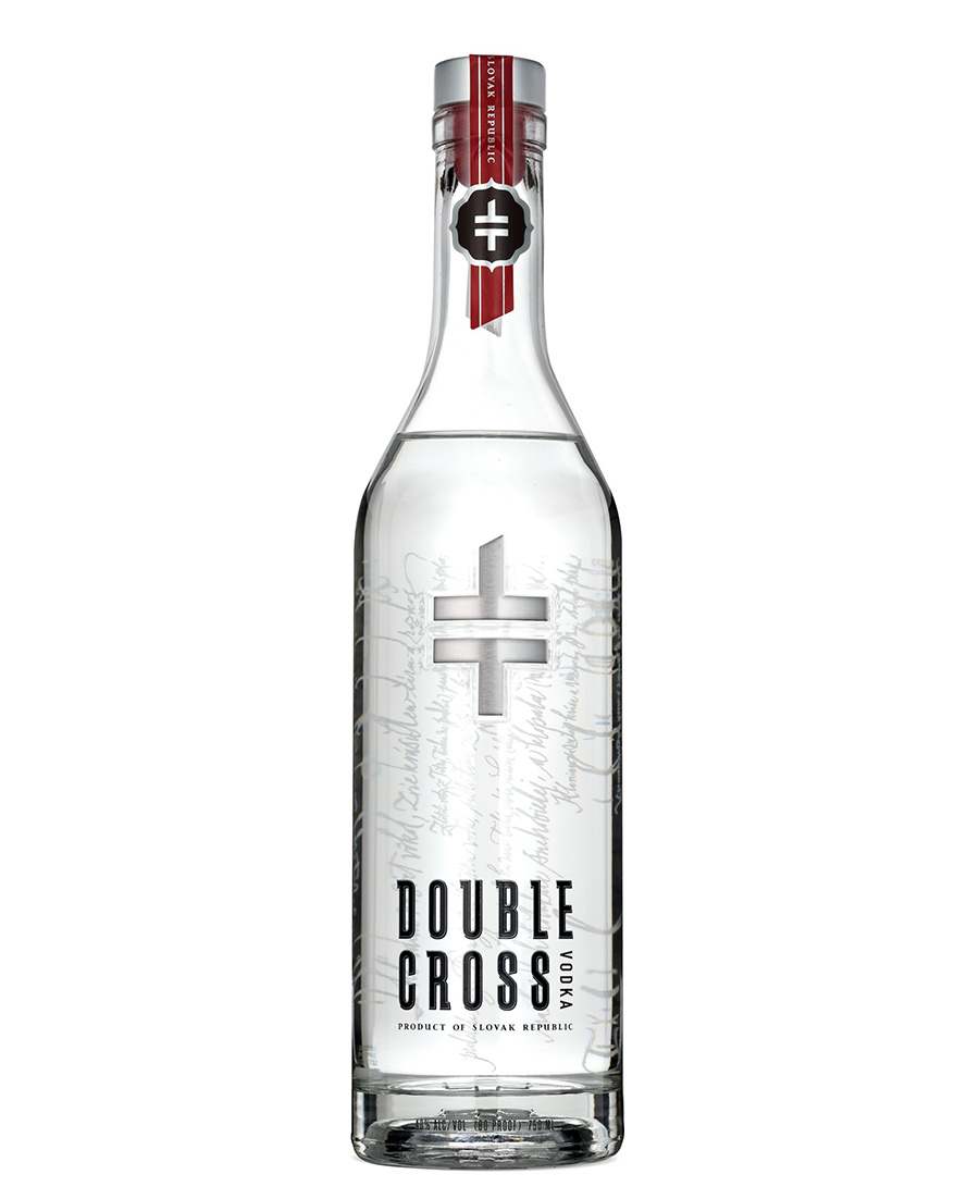 Double Cross Vodka New Bottle Design