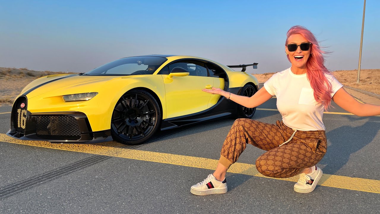 Supercar Blondie's First Drive in a Bugatti Chiron Pur Sport