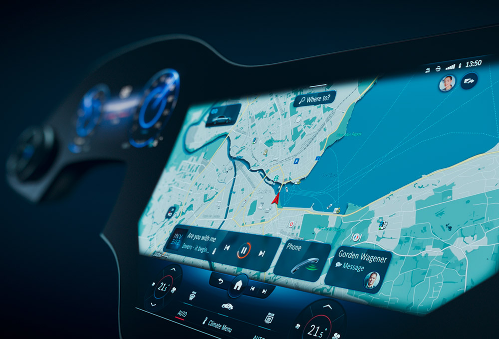 MBUX Mercedes-Benz User Experience Hyperscreen