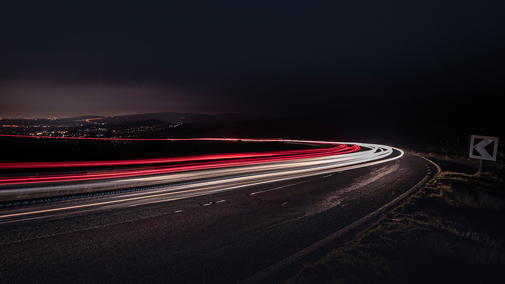 Porsche 718 Cayman on the Snake Pass in England