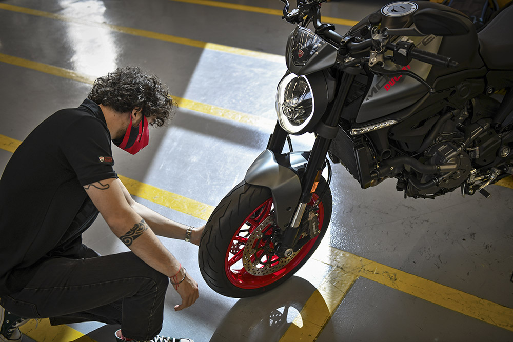 Ducati Monster Production Begins