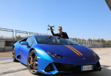 Lamborghini Huracan EVO vs. DJI drone