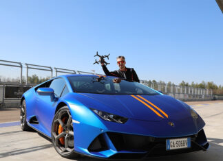 Lamborghini Huracan EVO vs. DJI drone