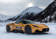 Maserati MC20 in the Snow