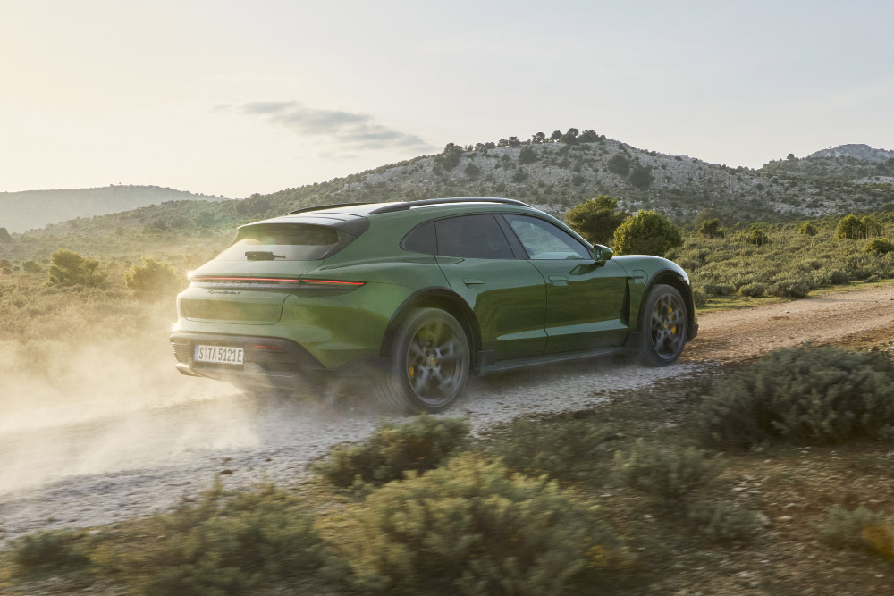 Porsche Taycan Turbo S Cross Turismo with Off Road Design Package