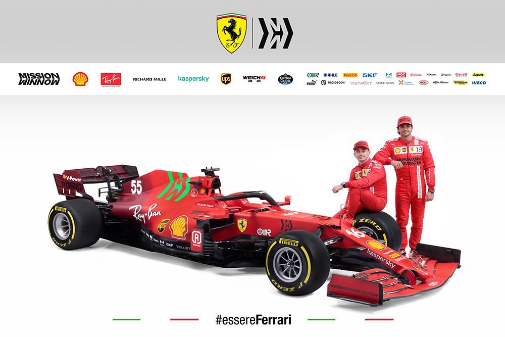 Scuderia Ferrari Mission Winnow SF21 F1 Race Car