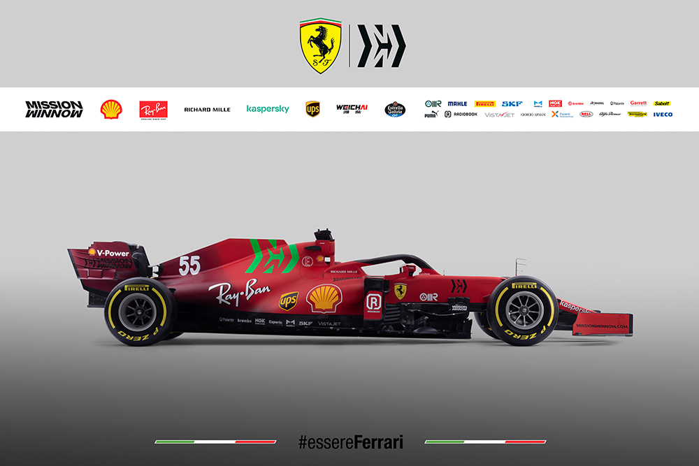 Scuderia Ferrari Mission Winnow SF21 F1 Race Car