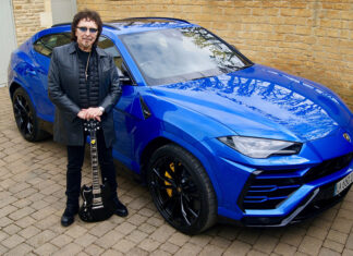 Black Sabbath guitarist Tony Iommi shares passion for Lmborghini sports cars
