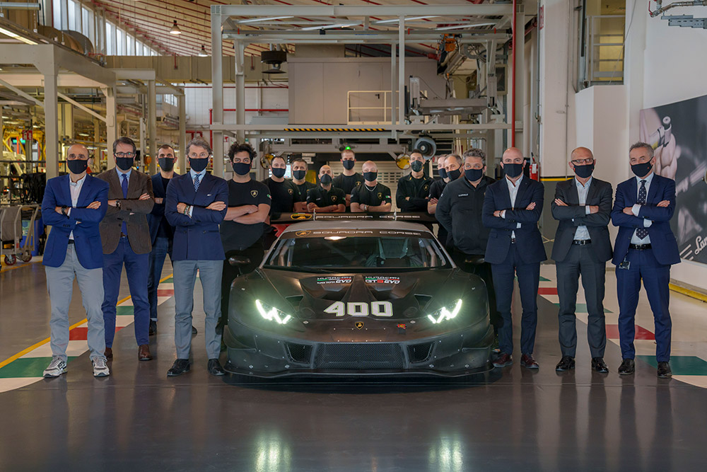 Lamborghini 400th Huracan Racing Car