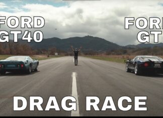 Doug DeMuro Drag Races Against Priceless Ford GT40 | Ford GT40 VS Ford GT