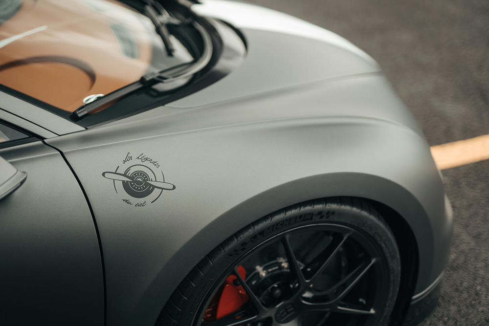 Bugatti Chiron Sport and Dassault Rafale Marine Race