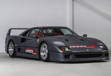 Paddlup new supercar sales platform and Ferrari F40 Promo Vehicle