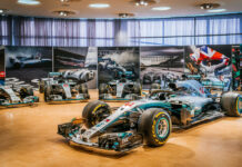 Seven Silver Arrows F1 Cars at the Mercedes-Benz Museum