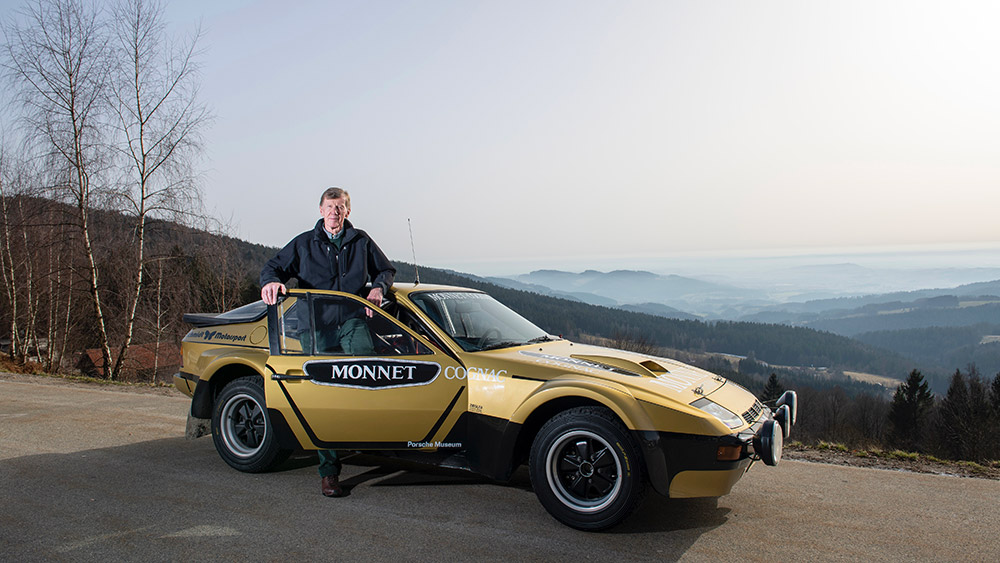 Walter Röhrl and the Restored 924 Carrera GTS Rally