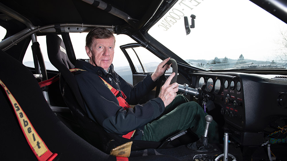 Walter Röhrl and the Restored 924 Carrera GTS Rally