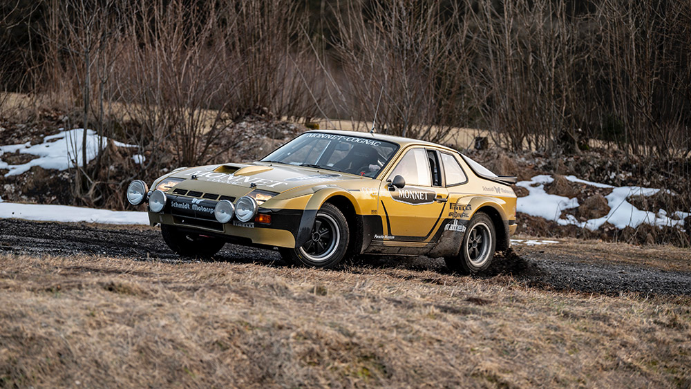 Walter Röhrl and the Restored 924 Carrera GTS Rally