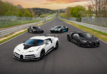 Bugatti Centodieci and Chiron Super Sport 300 on the Nürburgring Nordschleife