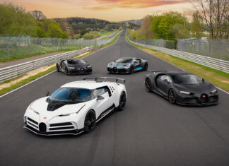 Bugatti Centodieci and Chiron Super Sport 300 on the Nürburgring Nordschleife