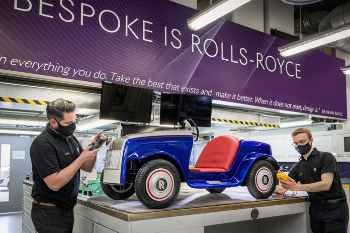 Rolls-Royce SRH electric car created for St Richard's Hospital, Chichester