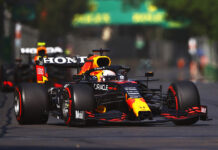 Honda’s Sergio Perez Wins F1 Azerbaijan GP