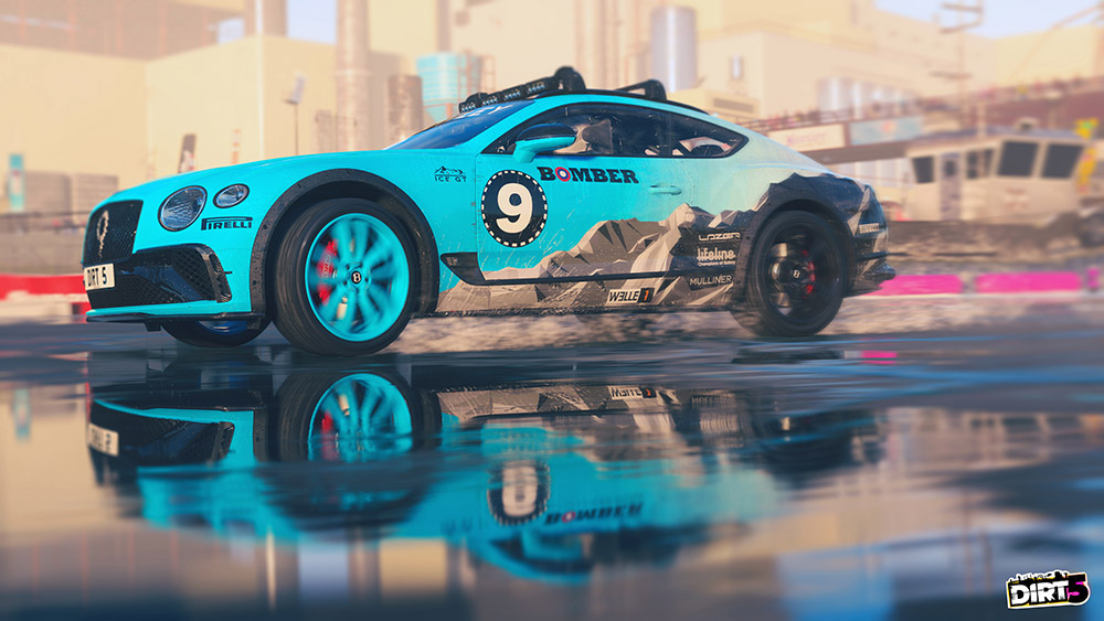 Bentley Continental GT Ice Race Car addition to the DIRT 5 game