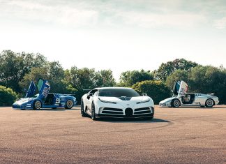 Bugatti Centodieci Meets the Bugatti 110 icons