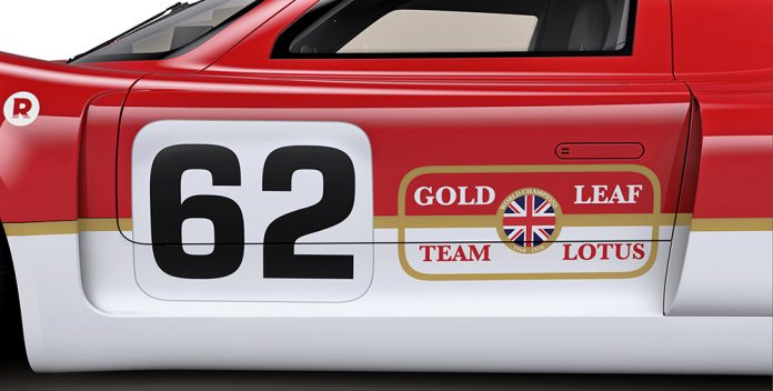 Radford Project 62 iconic Gold Leaf livery trademark