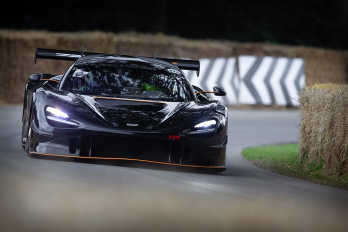 McLaren 720S GT3X winner of 2021 Goodwood Festival of Speed Timed Shootout Final