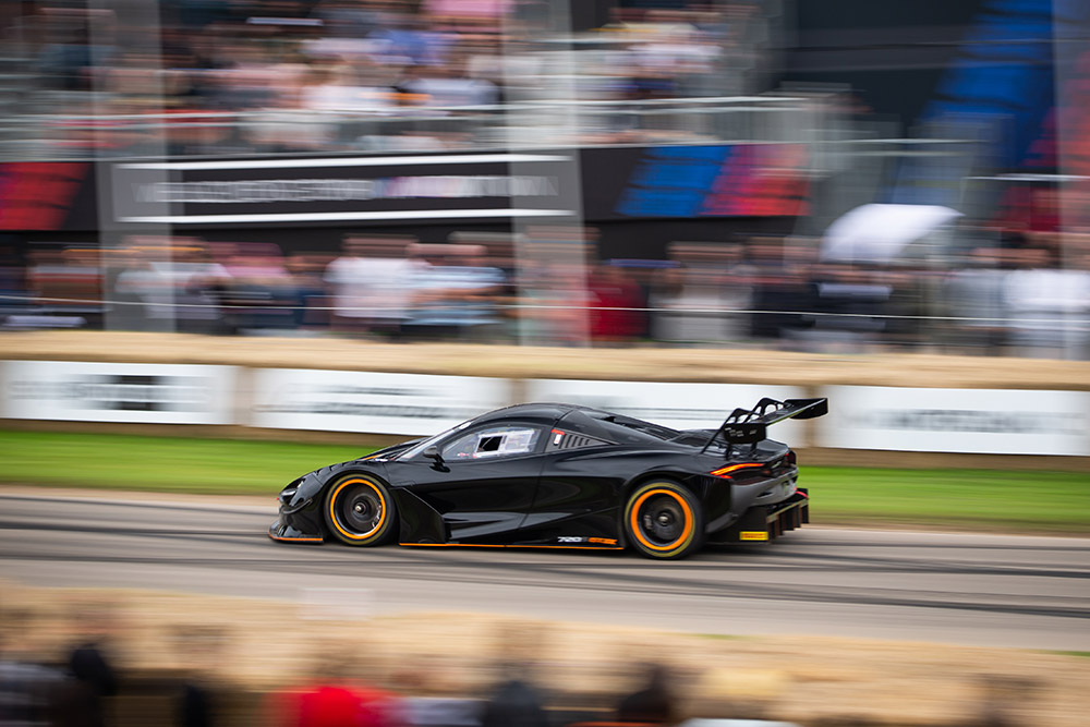 McLaren 720S GT3X winner of 2021 Goodwood Festival of Speed Timed Shootout Final