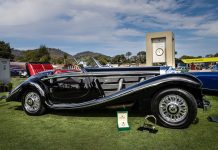 Rolex Best of Show to 1938 Mercedes-Benz 540K Special Roadster at The Quail, A Motorsports Gathering