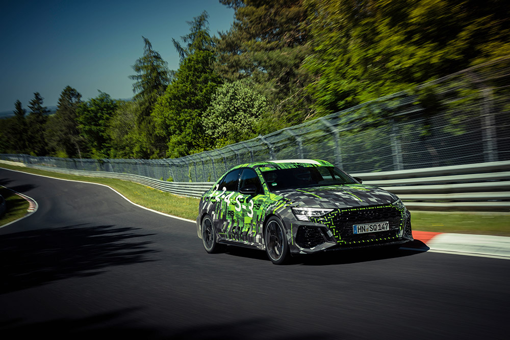Audo RS 3 Lap record on the Nurburgring Nordschleife
