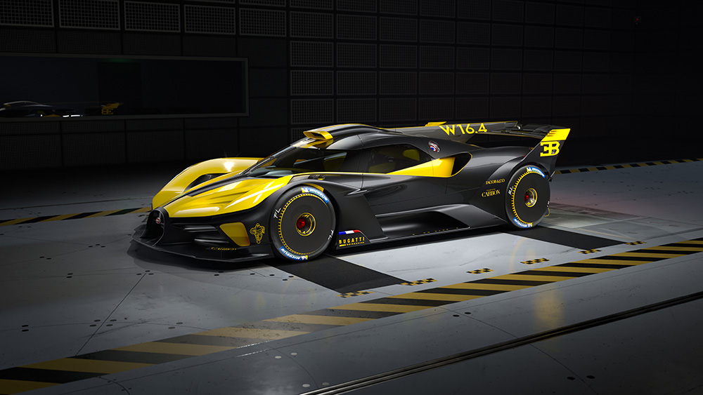 Bugatti Bolide Hyper Sports Car Production
