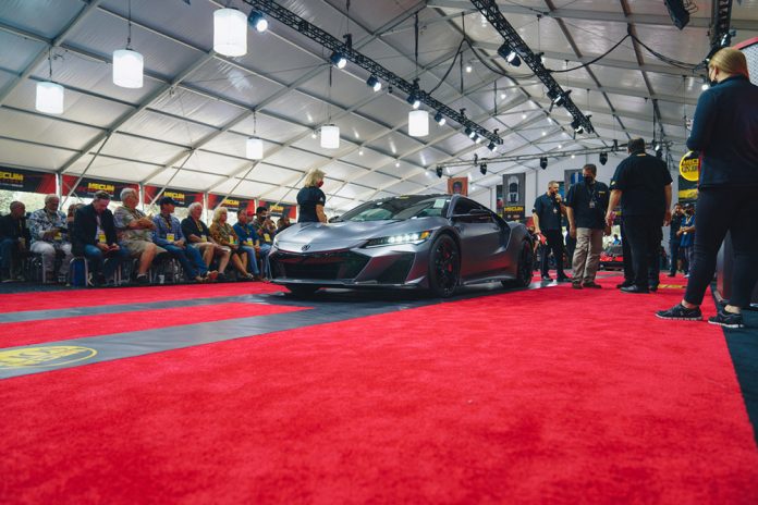 First Acura NSX Type S Sells for over $1 Million at Mecum Auction During Monterey Car Week