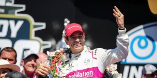 Helio Castroneves To Receive Special Bronze Brick at IMS