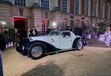 The Mullin Automotive Museum’s Coachbuilt 1934 Voisin C27 Aerosport Coupe Wins Best of Show Award at Hampton Court Concours of Elegance