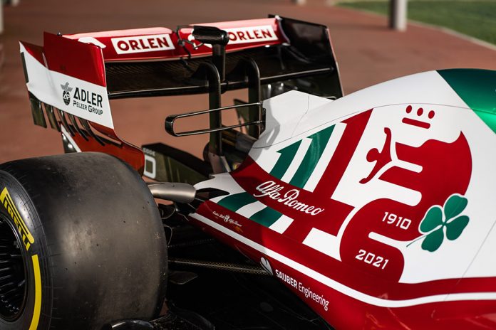 Alfa Romeo ORLAN F1 Team Italian Flag Livery Monza Grand Prix
