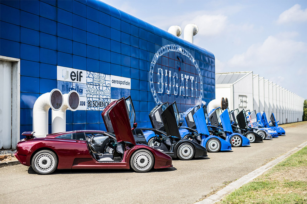 Bugatti EB 110 Super Sports Car 30 Year Anniversary
