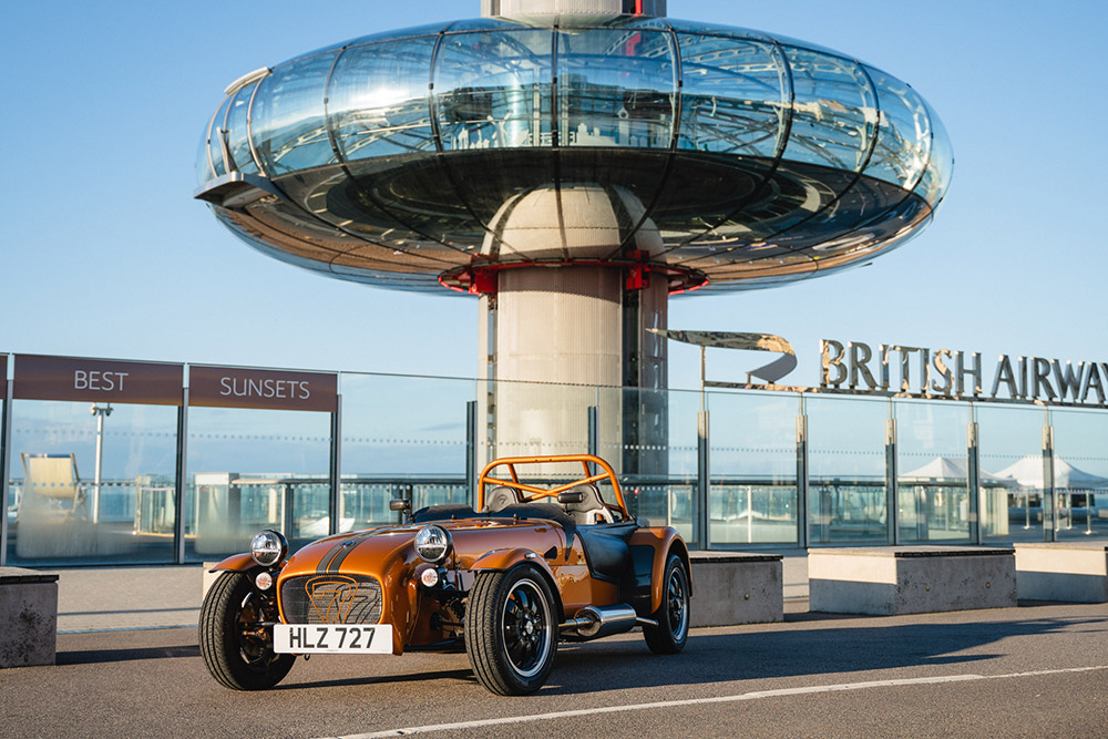 Caterham Seven 170 British Airways i360 Pod Pup-Up Dealership