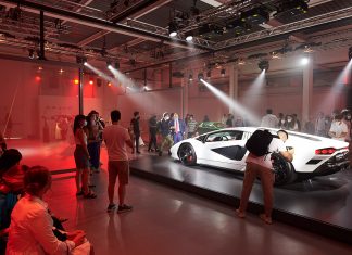 Lamborghini Countach LPI 800-4 at Milan Design Week