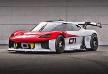 Porsche Mission R Electric Race Car