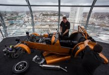 Caterham builds Seven 170 inside British Airways i360 pod