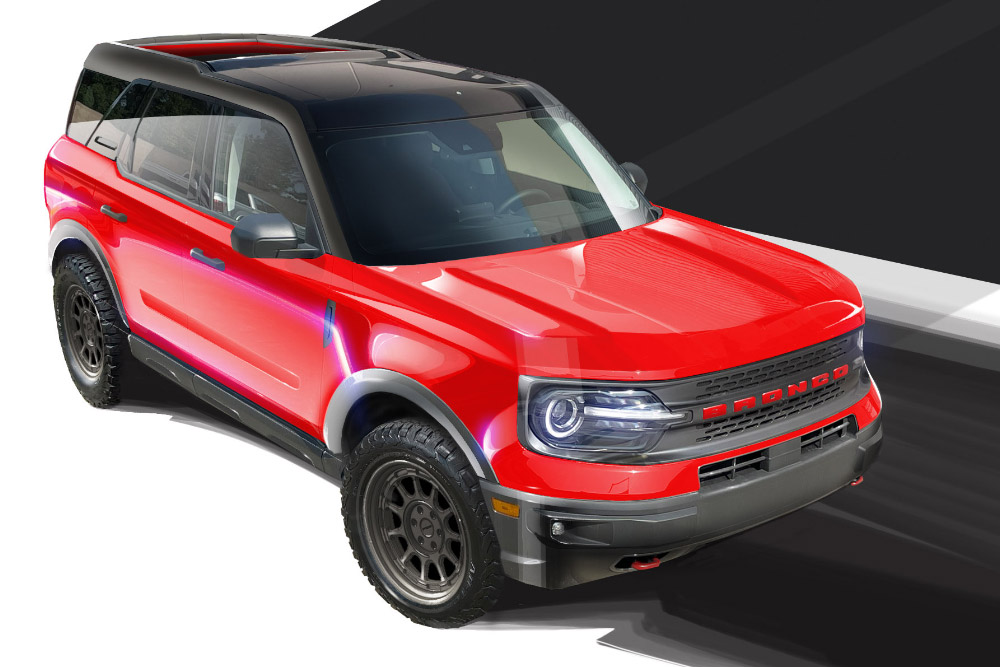Custom Ford Bronco Sport 2021 SEMA Show