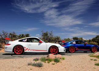 997 GT3 RR Porsches Complete 15k-Mile Road Trip at 2021 California Festival of Speed
