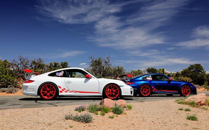997 GT3 RR Porsches Complete 15k-Mile Road Trip at 2021 California Festival of Speed